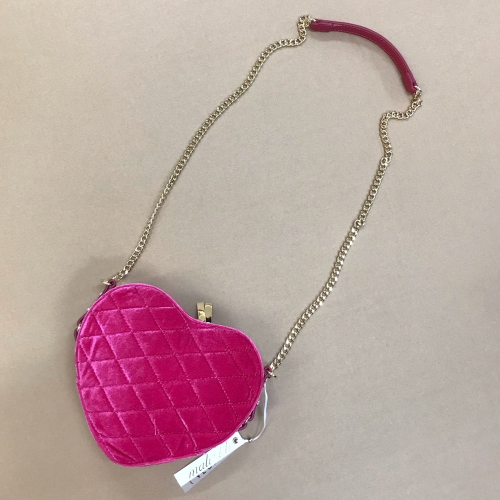 NWT Mali & Lili heart shaped bag.